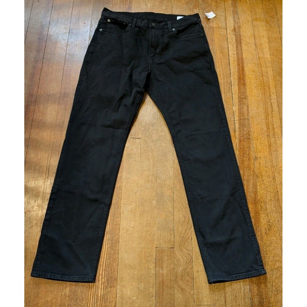 Gap Jeans Women Size 12/31R Black 90s Straight Leg High Rise Stretch Casual